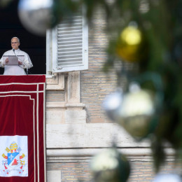 Papež na god mučenca sv. Štefana (photo: Elisabetta Trevisan, Vatican media)