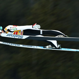 Smučarski skakalec Domen Prevc  (photo: dpa/STA)