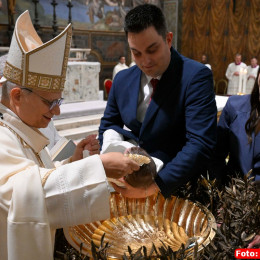 Papež Leon XIV. (photo: Simone Risoluti/Vatican Media)