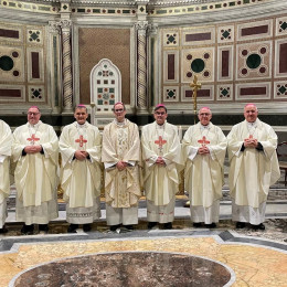 Škofje po jutranji maši (photo: fb nadškof Stanislav Zore)