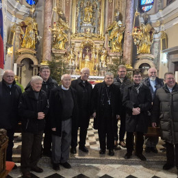 Bolnišnični duhovniki na njihovem letnem srečanju na Dobrovi (photo: Anže Cunk)