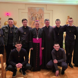 Škof Andrej Saje pri salezijancih v Zagrebu (photo: Andrej Saje)