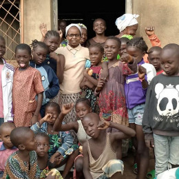 Otroci na misijonu v mesta Bangui (photo: s. Vesna Hiti)