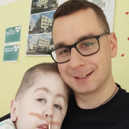 Dušan Poslek s sinom Klemenom (photo: osebni arhiv družine Poslek)