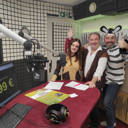 Petra Malenšek, Marjan Bunič in Jure Sešek vas nagovarjajo k dobroti. (photo: ARO)