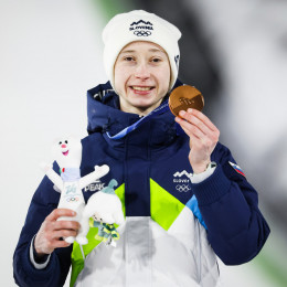Nika Prevc je osvojila bronasto medaljo (photo: Anže Malovrh/STA)