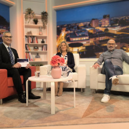 Alen Salihović, dr. Ignacija Fridl Jarc in Miran Videtič (photo: ARO)