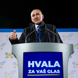 Predsednik SDS Janez Janša (photo: STA / Daniel Novakovič)