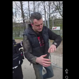 Lastnik zemljišča, ki je bil napaden na območju gradnje kanala C0 (photo: posnetek zaslona)