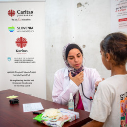 Medicinska pomoč v Gazi (photo: Karitas Jeruzalem)