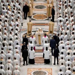Krizmena maša v vatikanski baziliki (photo: Vatican News)