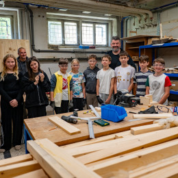 Učenci v Montessori šoli v Zavodu Antona Martina Slomška Maribor (photo: Rok Mihevc)