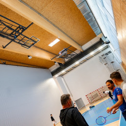 Obnovljena streha športne dvorane Zavoda Antona Martina Slomška (photo: Rok Mihevc)