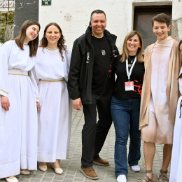 Režiser Marcelo Brula z igralci (photo: Tatjana Splichal)