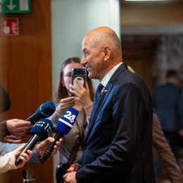 Predsednik SDS Janez Janša (photo: Rok Mihevc)