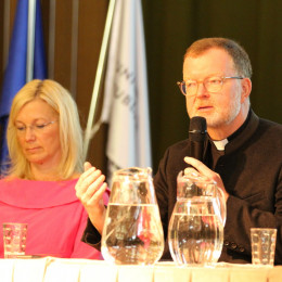 Dr. Tanja Repič Slavič in dr. Hans Zollner (photo: Danijel Petrič)