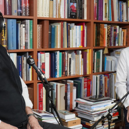 Škof dr. Jurij Bizjak v družbi Blaža Lesnika (photo: Izidor Šček)