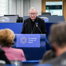 Kardinal Pietro Parolin (photo: Daina LE LARDIC/multimedia.europarl.europa.eu)