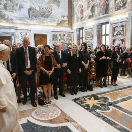 Zasebna avdienca pri papežu Leonu XIV. (photo: Vatican Media)