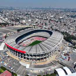 Stadion Azteca, najvecji mehiski stadion s kapaciteto 87.000 gledalcev, bo med 11. junijem in 19. julijem prizorisce svetovnega nogometnega prvenstva 2026. (photo: Xinhua/STA)