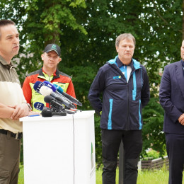 Roman Črnič, mag. Marjan Dolenšek in dr. Jože Podgoršek (photo: ZGS)