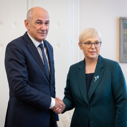 Sprejem za novoizvoljeno vlado pri predsednici republike Natasi Pirc Musar. (photo: STA/Bor Slana)