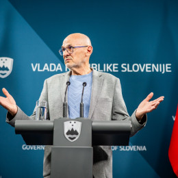 Predsednik Koordinacijskega odbora za državne proslave in prireditve Jelko Kacin. (photo: Siniša Kanižaj/STA)