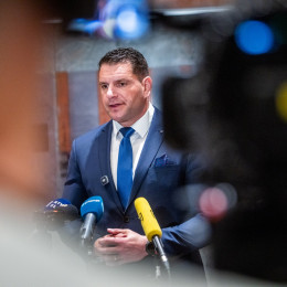 Izjava za medije predsednika DZ Zorana Stevanovića (photo: Siniša Kanižaj/STA)
