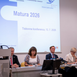 Novinarska konferenca ob predstavitvi rezultatov mature 2026 (photo: Jakob Pintar/STA)