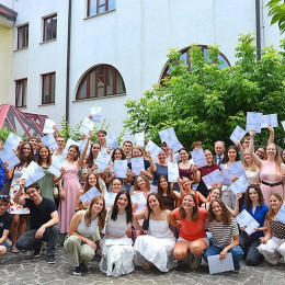Veselje maturantov Gimnazije Želimlje (photo: Vir: Gimnazija Želimlje              )