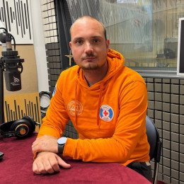 Jakob Grbac z Zveze reševalcev iz vode (photo: Rok Mihevc)