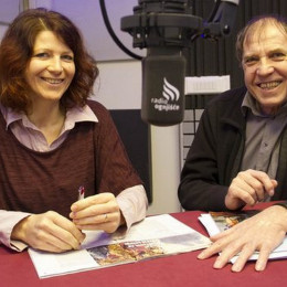 Nataša Ličen z Jožetom Ramovšem (photo: ARO)