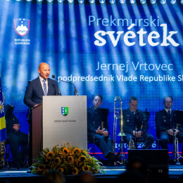 Osrednja državna slovesnost pred dnevom združitve prekmurskih Slovencev z matičnim narodom (photo: Siniša Kanižaj/STA)