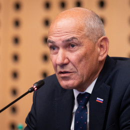 Predsednik vlade Janez Janša (photo: Bor Slana/STA)