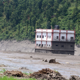 Poplave v Nepalu in Tibetu (photo: Xinhua/STA)