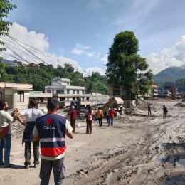 Posledice poplav (photo: Karitas Nepal/FB)