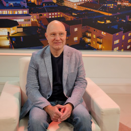 Mitja Čander, esejist in pisatelj (photo: Tanja Dominko)