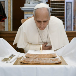 Papež Leon XIV. je praznoval 71. rojstni dan (photo: Vatican Media)
