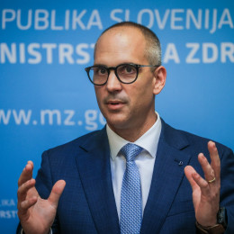 Zdravstveni minister dr. Tadej Ostrc (photo: Daniel Novakovič/STA)