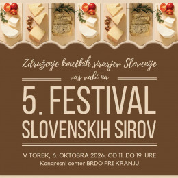 5. Festival slovenskih sirov (photo: Združenje kmečkih sirarjev Slovenije)