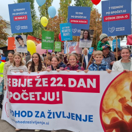 Mladi so vedno bolj nosilci Pohoda za življenje (photo: Marjana Debevec)