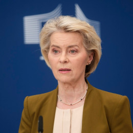 Predsednica Evropske komisije Ursule von der Leyen (photo: Thierry Monasse/STA)
