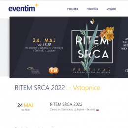 Spletna prodaja vstopnic preko eventim.si (photo: posnetek zaslona)