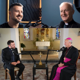 Škof Anton Jamnik v dveh podkastih pri Klemnu Selakoviču in Martinu Golobu (photo: posnetek zaslona)