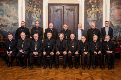 Slovenski škofje z gosti iz tujine (photo: Rok Mihevc)