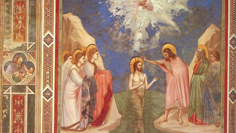 Jeusov krst, Giotto di Bondone (photo: Wikipedia)