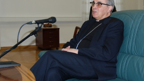 Apostolski nuncij v Republiki Sloveniji, nadškof Santos Abril y Castelló (photo: ARO)