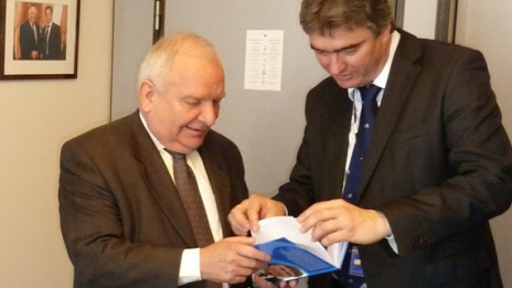 Milan Zver in Joseph Daul (photo: Klemen Žumer)