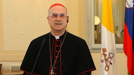 Kardinal Tarcisio Bertone (photo: Gašper Furman / SŠK)