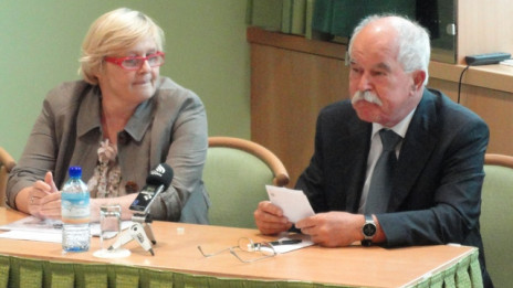 Državna sekretarka Alenka Kovščca in minister dr. Boštjan Žekš (photo: Matjaž Merljak)